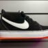 Converse One Star Black Suede Platform Trainers UK 8 Excellent Condition