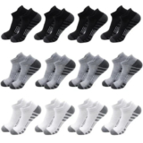 12 Pairs Trainer Socks Mens Cotton Ankle Liner Invisible Low Cut Sports 6-11 UK