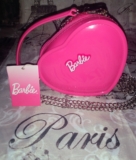RARE BARBIE JELLY 💓 Shape Miniso Pink/Silver Chain X-body Bag Tote SOLD OUT NEW