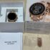 Ladies Beautiful Trendy Round Silver Gold Tone Cuff Bracelet Analog Watch J5