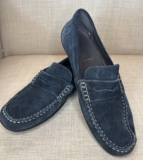 Geox Kosmopolis Suede Size 39 Penny Loafers Flats Slip Ons Drivers Mocassins