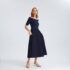 Women Beaded Strap Printed Maxi Dress – A