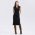 Women Midi A-Line Dress – Ava & Viv Red Striped XXL
