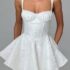 Babyboo Emilie Playsuit Ivory Lace With Detachable Bow Size Large