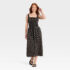 Women Mini Trapeze Ruffle Edge A-Line Dress – Wild Fable Dark Striped