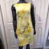 Jones New York Floral Dress Womens 12 Black White Sleeveless Pleated Midi