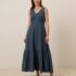 Sex Backless Dress Women Nightgown Exotic Perspective Mesh High Slit Long Dress