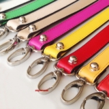 Replacement Genuine Saffiano Leather Bag Shoulder Strap Cross Body Leather+Metal