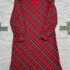 Womens V-neck Slip Mini Dress With Fringe Trim