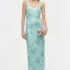 LANDS’ END LYOCELL TIERED LADIES MIDI DRESS.