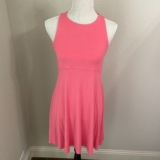 Athleta Santorini Thera Women’s Dress Size Small Petite Fit Flare Coral Stretch