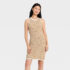 Frye Women’s Sleeveless Stretch Denim V-Neck Mini Dress