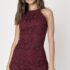 Tommy Hilfiger Navy Blue Faux Wrap Midi Dress Red White Stripe Cuffs XS