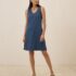 Time and Tru Women’s Sleeveless Knit Swing Dress, Sizes L (12-14) Comfy