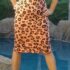 Time and Tru Women’s Sleeveless Knit Swing Dress, Sizes L (12-14) Comfy