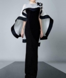 Flower Women’s Opera Cape Dress Slim Fit Zipper Ball Gown Evening Luxury Elegant