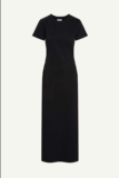 Coast Shirt Dress – Black Cotton Jersey-for structure and all-day comfort.