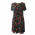 City Triangles Hunter Green Dress Women’s Size 7 Fit & Flare Short Lace Ruffles