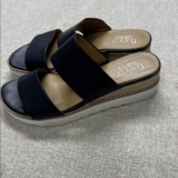 Franco Sarto Conan Espadrille Slide Sandals – Size 10M
