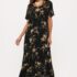 MELLODAY Women Floral Midi Dress SMALL