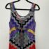 Adrianna Papell Scoop Neck Sequin Beaded Overlay Sheath Formal Cocktail Dress