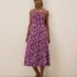 Free Assembly Women’s and Women’s Plus Sleeveless Belted Cotton Midi Dress, XS