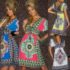 Travel Knit Dress, long A-Line, S/S, Stretchy NO-IRON poly/span.   #512