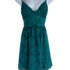 Women Pol Baby Doll Side Slit Cut Out Long Dress Wash Burgundy SZ S M L Stretch