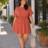 Women with Control Petite Como Jersey Tank Midi Dress Black M New