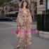 Ralph Lauren Nautical Midi Long Loose Chiffon Gown Dress Top Womens