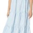 Women Ladies Casual Sailor Top Ruffle Skirt & Blouse Set Long Maxi Dress 2 Piece