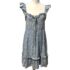 Travel Knit Dress, long A-Line, S/S, Stretchy NO-IRON poly/span.   #440p
