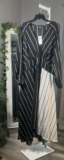 NWT  I.N.C. International Concepts Women’s Multi-Stripe Surplice-Neck Midi Dress