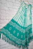 1X/2X/3X OS New Seafoam Green White Tie Dye Gauze Beach Dress Cover-up 50$