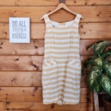 Tommy Bahama SMALL  Tobago Bay Half-Zip Short-Sleeve Dress In Coconut NEW ($139)