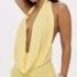 Nina Leonard Women’s Sleeveless Crochet Knit Dress Berry/Tan Multi