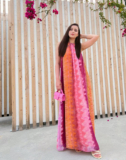 NWT_ZARA WOMAN TIE-DYE DRESS WITH SEQUINS ROUND NECK NEW FW23 REF. 6895/249_ALL
