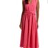 New Fanm Mon Women XL (Fits L) Linen Sage LightGreen Embroider Midi Dress RT$319