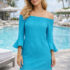 Women’s Classic-Fit Lightweight Long-Sleeve Turtleneck Bodycon Mini Club Dress