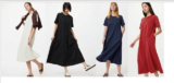 UNIQLO AIRism Cotton T-Shirt Dress S-3XL Short-Sleeve A-Line Women 483986 NWT