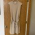 DRESS THE POPULATION NEW $288 Navy Crepe Evening Formal Dress Size Large