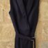 Issey Miyake A. Poc Funnel Neck Dress Womens Size 2 Small Rare Apoc Cape Midi