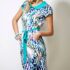 Colleen Lopez Women’s EveryWear Mesh Insert Maxi Dress Leopard