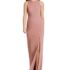 Sexy Halter Deep V Neck Maxi Dress Sleeveless Backless High Slit