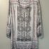 Smythe Shirtdress Women S Multicolor Floral Patchwork Midi Long Sleeve Belted