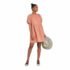 London Times Women’s Red Side Tie Fit & Flare Midi Dress Plus Size 20W