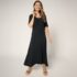 ZARA WOMAN SS26 PISTACHIO EMBROIDERED PLEATED DRESS ZW ALL SIZES 7521/063/511