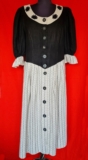 DRESS VINTAGE MEICO TRACHTEN TYROL OKTOBERFEST DIRNDL LINEN WOMENS US 14 EU 42