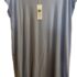 NEW EXPRESS $118 JEWEL BLUE COWL NECK SATIN MAXI SLIP DRESS SZ L LARGE