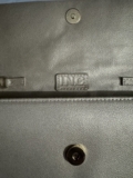 I.N.C. Branded convertible clutch crossbody bag metallic gold or beige/tan